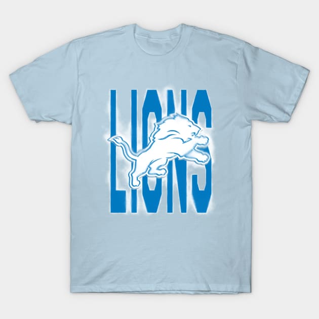 Detroit Lioooons 24 T-Shirt by Very Simple Graph